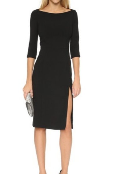 画像1: ドラマ【スーパーガール使用】Black Halo   　Marissa Sheath Dress (1)