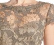 画像3: Tadashi Shoji  パーティードレス　Embroidered Lace Sheath Dress　　スモークパール (3)