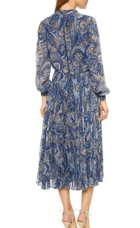 画像3: 【ニッキーヒルトン愛用】alice + olivia アリスアンドオリビア　Cayla Tie Neck Dress  12113 (3)