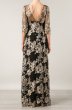 画像2: Notte by Marchesa　　　Gold Mesh Lace Embroidered  Gown  (2)