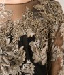 画像3: Notte by Marchesa　　　Gold Mesh Lace Embroidered  Gown  (3)