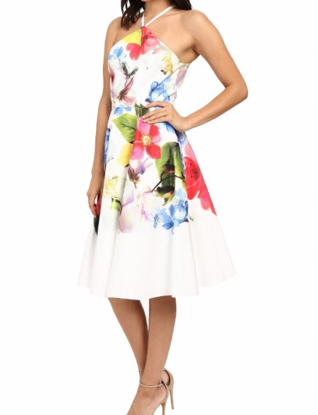 画像2: 【Hoda Kotb着用、ドラマ使用】Ted Baker テッドベイカー  Corpina 花柄ドレス (2)