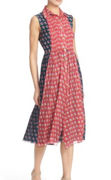 画像4: 【Jessica Joffe愛用】Diane von Furstenberg ダイアンフォンファステンバーグ Nieves Printed Silk Shirtdress (4)