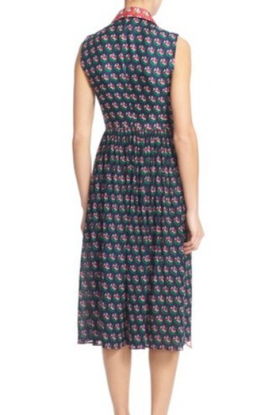 画像3: 【Jessica Joffe愛用】Diane von Furstenberg ダイアンフォンファステンバーグ Nieves Printed Silk Shirtdress (3)