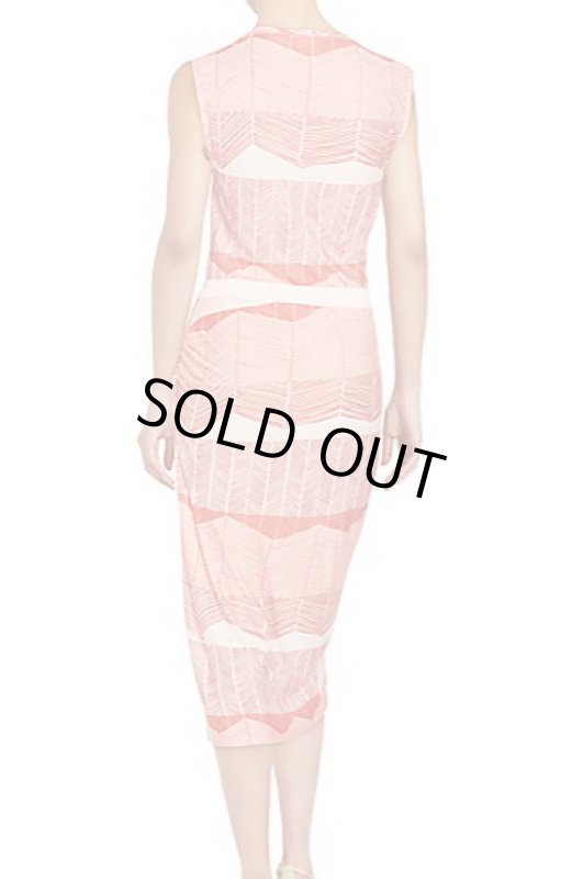 画像3: 【BONES使用、アンジェラ着用】BCBGMAXAZRIA 　　Mikela Printed Jersey Sheath Dress (3)