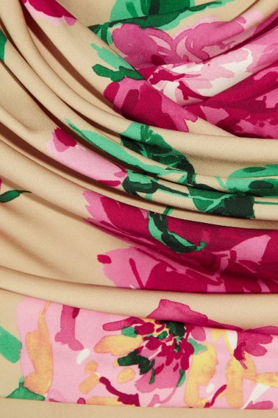 画像3: 再販売セール!【ドラマ多数使用】Dolce & Gabbana ドルチェ&ガッバーナ Peony Ruched Dress (3)