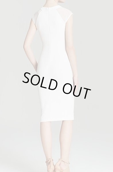 画像2: 訳あり特価品【Danielle Panabaker愛用】French Connection フレンチコネクション Vivien Paneled Jersey Dress ホワイト  (2)