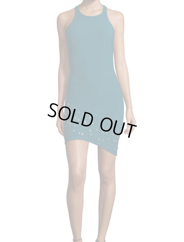 画像1: ドラマ【デビアスなメイドたち使用】Elizabeth and James エリザベスアンドジェームス　Grommet-embellished crepe mini dress (1)