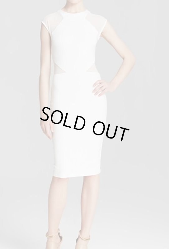 画像1: 訳あり特価品【Danielle Panabaker愛用】French Connection フレンチコネクション　Vivien Paneled Jersey Dress　ホワイト　 (1)