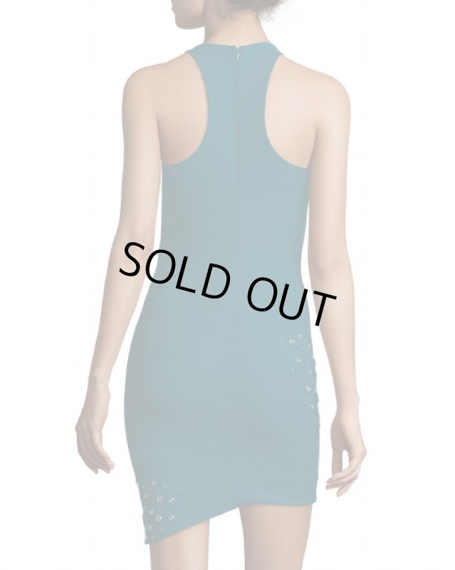 画像2: ドラマ【デビアスなメイドたち使用】Elizabeth and James エリザベスアンドジェームス　Grommet-embellished crepe mini dress (2)