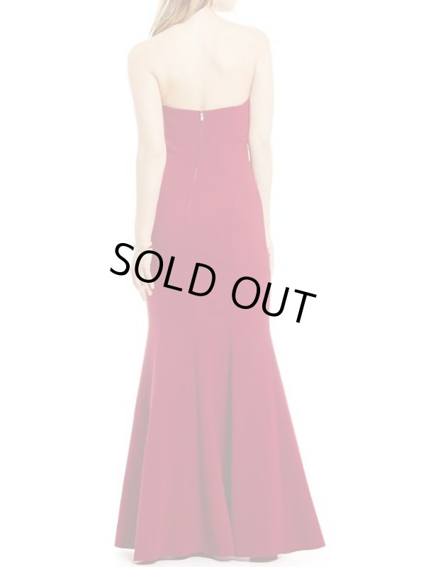 画像3: ドラマ【デビアスなメイドたち使用】Jill Jill Stuart ジルジルスチュアート　Long Strapless Fitted Gown レッド系 (3)