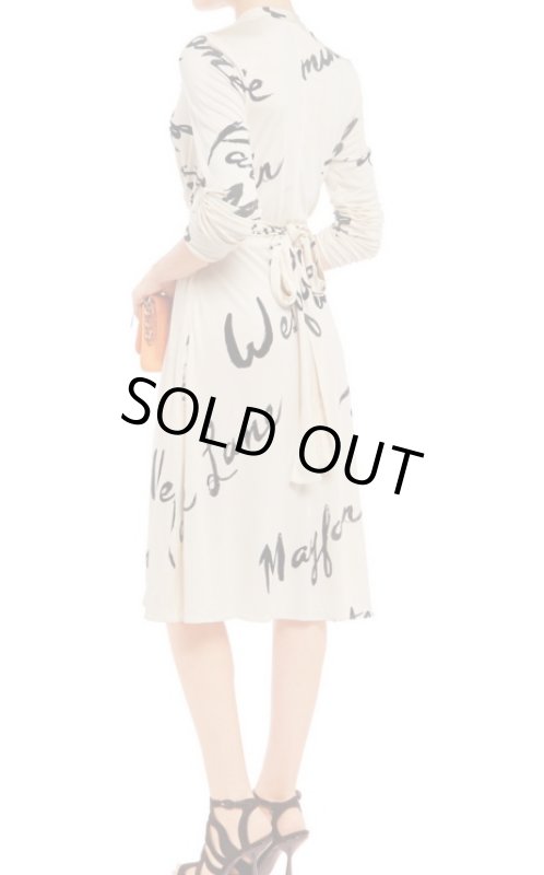 画像2: Issa London　イッサロンドン 　シルクジャージーラップドレス (2)