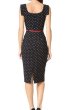 画像2: Black Halo    Jackie O Polka Dot Dress (2)