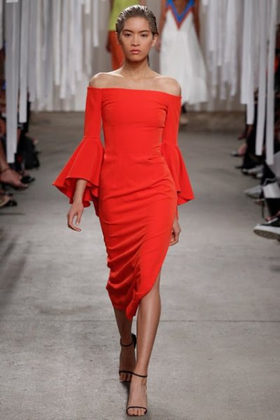 画像5: 【ミシェル・オバマ夫人ご愛用】Milly ミリー Selena Dress ブラック (5)