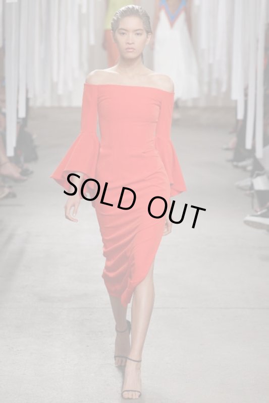 画像1: 1点のみ即発！【Solange knowles、Kate Chastain愛用】Milly ミリー　Selena Dress　FLAME (1)