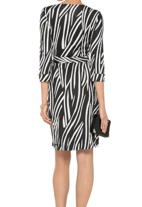 画像3: Diane von Furstenberg　ダイアンフォンファステンバーグ　New Julian Two wrap  dress  Vintage Cornfields Large White  (3)