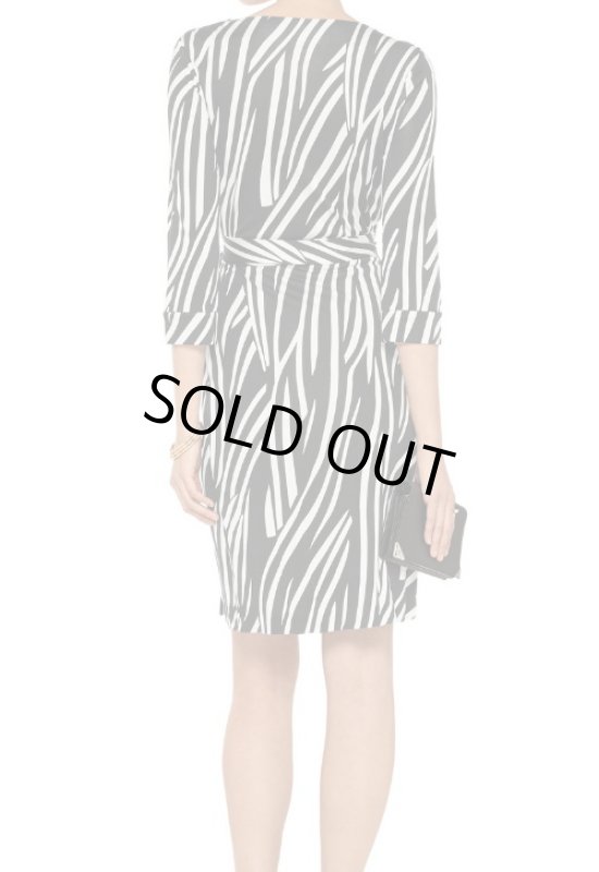 画像3: Diane von Furstenberg　ダイアンフォンファステンバーグ　New Julian Two wrap  dress  Vintage Cornfields Large White  (3)