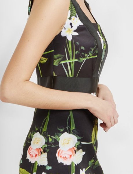 画像2: 【井上真央さんご着用】Ted Baker テッドベイカー   Kacied Secret Trellis Sheath Dress (2)