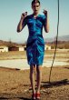 画像1: 【Viola Davis 愛用】 Vera Wang ヴェラウォン　Silk Wave Print Dress (1)