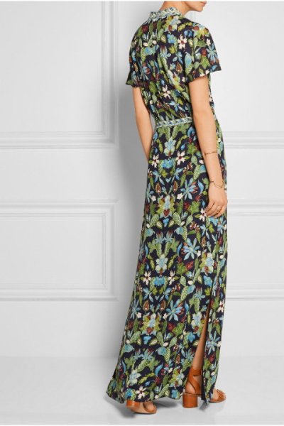 画像2: 【 Lela Loren愛用、ドラマ使用】TORY BURCH トリーバーチ　WISTERIA maxi dress (2)