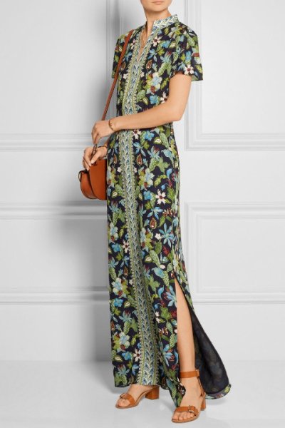 画像1: 【 Lela Loren愛用、ドラマ使用】TORY BURCH トリーバーチ　WISTERIA maxi dress (1)