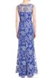 画像3: 【長谷川理恵さんご着用】Tadashi Shoji タダシショージ　 Floral Overlay Gown　ブルー系　 (3)