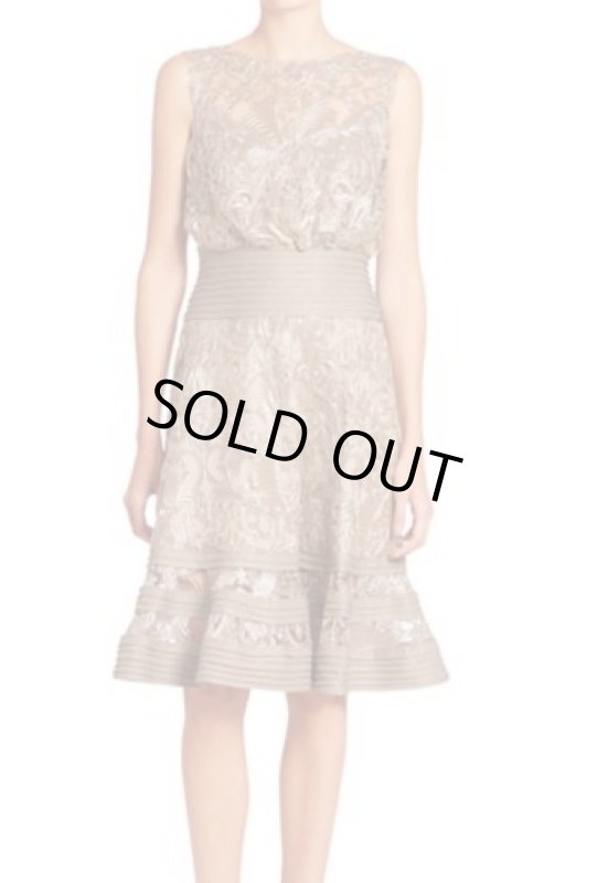 画像4: Tadashi Shoji タダシショージ    Lace Flouncy Dress (4)