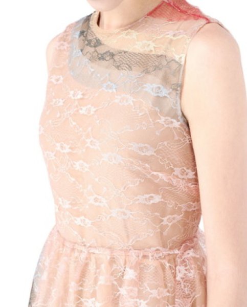 画像3: RED Valentino レッドヴァレンティノ　レインボーレースドレス (3)