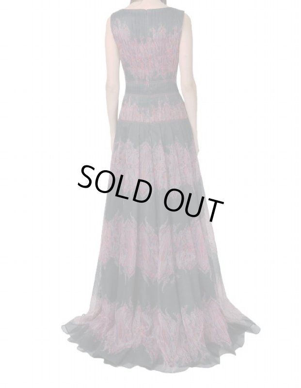 画像3: 【相沢礼子さんご着用】Tadashi Shoji  タダシショージ   paisley printed Gazar Gown (3)