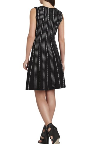 画像2: 【ドラマ使用】BCBGMAXAZRIA 　　VICTORIA SLEEVELESS A-LINE DRESS (2)