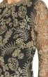 画像4: Tadashi Shoji  パーティードレス　Embroidered Woven Gown ブラック (4)