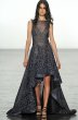 画像1: Tadashi Shoji  パーティードレス Embroidered High Low Gown (1)