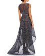 画像3: Tadashi Shoji  パーティードレス Embroidered High Low Gown (3)