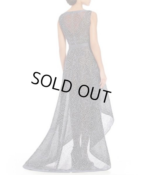 画像3: Tadashi Shoji  パーティードレス Embroidered High Low Gown (3)