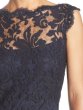 画像3: Tadashi Shoji  タダシショージ   Embroidered Cotton Blend Sheath Dress ネイビー (3)