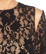 画像4: 【草刈民代さんご着用】Tadashi Shoji タダシショージ　Lace Sheath Dress ブラック (4)