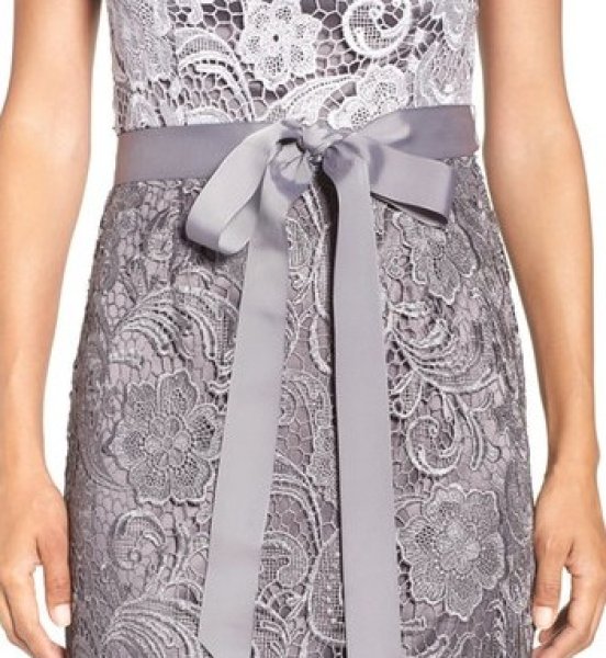 画像3: Adrianna Papell アドリアナパペル Tonal Lace Gown (3)