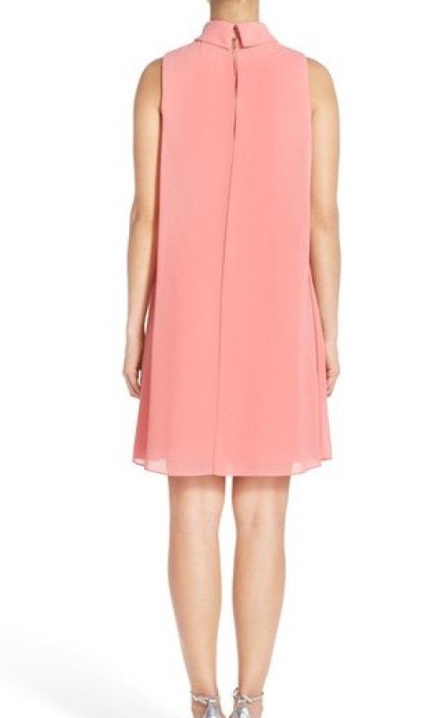 画像2: 【ドラマ使用】Vince Camuto  　　Mock Neck Chiffon Trapeze Dress (2)