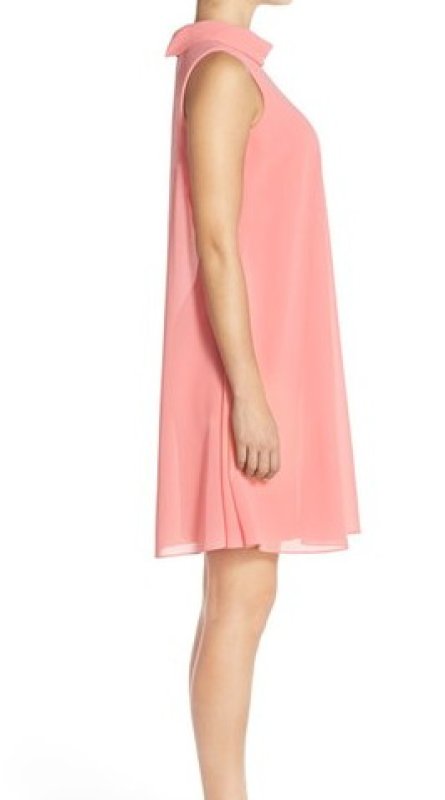 画像3: 【ドラマ使用】Vince Camuto  　　Mock Neck Chiffon Trapeze Dress (3)