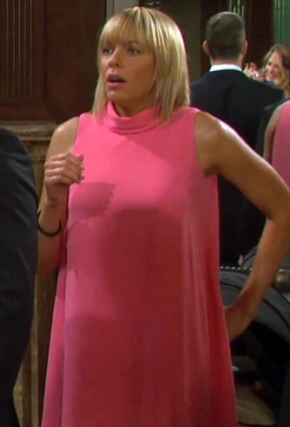 画像5: 【ドラマ使用】Vince Camuto    Mock Neck Chiffon Trapeze Dress (5)