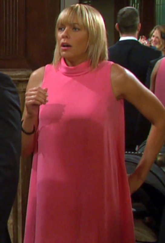 画像5: 【ドラマ使用】Vince Camuto  　　Mock Neck Chiffon Trapeze Dress (5)