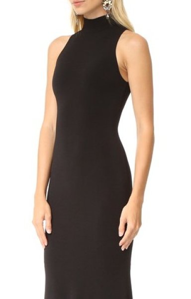 画像3: Alice&Olivia アリスアンドオリビア Erika Mock Neck Maxi Dress (3)