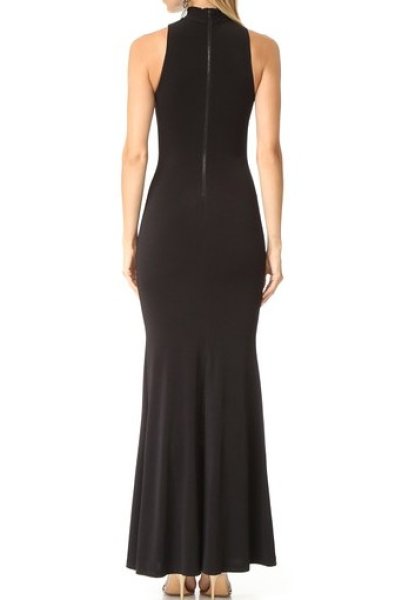 画像2: Alice&Olivia アリスアンドオリビア Erika Mock Neck Maxi Dress (2)