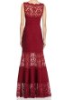 画像2: Tadashi Shoji   Sleeveless Ribbed Stretch Dress 　 Auburn (2)