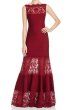 画像1: Tadashi Shoji   Sleeveless Ribbed Stretch Dress 　 Auburn (1)