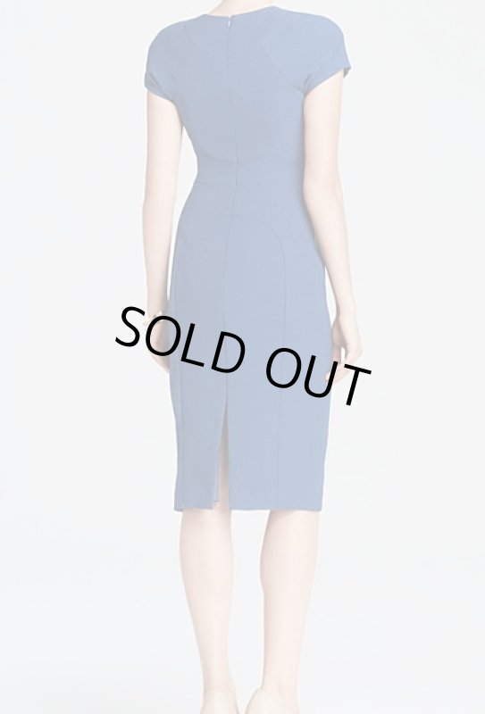 画像2: ドラマ【殺人を無罪にする方法】使用　Black Halo ブラックハロー　Gypsy Rose Crepe Sheath Dress ブルー系 (2)