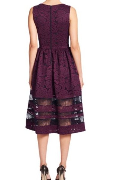 画像3: 【柴咲コウさん着用】alice + olivia アリスアンドオリビア Odelia Lace Midi Dress (3)