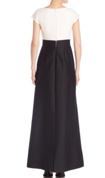 画像3: 【ドラマ使用】Halston Heritage Cap Sleeve Colorblock Gown (3)