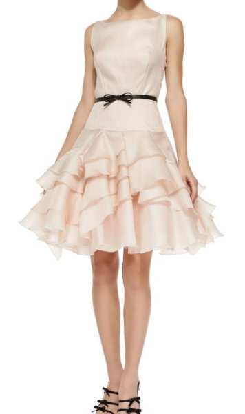 画像2: Milly ミリー Tara Belted Cocktail Dress (2)