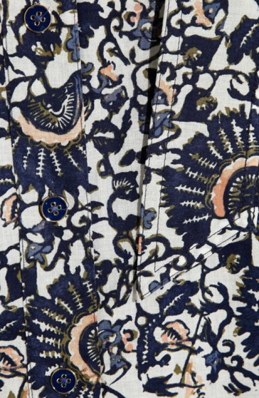 画像3: 【キャサリン妃ご愛用】TORY BURCH トリーバーチ　Brigitte printed cotton-voile shirt dress (3)